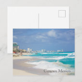 Cancun Mexico Beach Briefkaart (Voorkant / Achterkant)