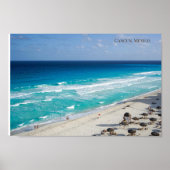 Cancun, Mexico Beach Poster (Voorkant)