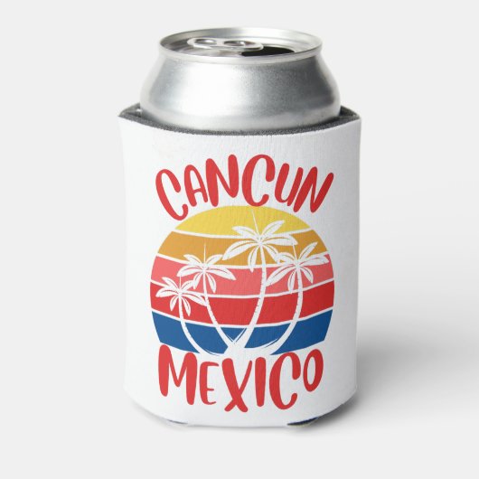 Cancun, Mexico Blikjeskoeler (Blikje Achterkant)