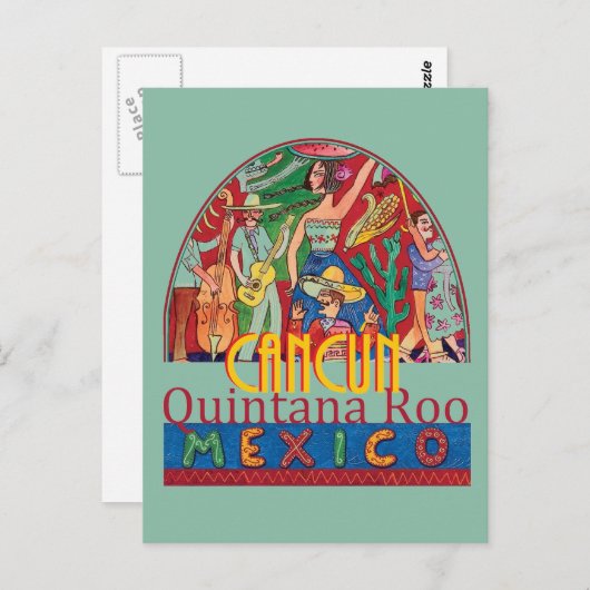 CANCUN Mexico Briefkaart (Voorkant / Achterkant)