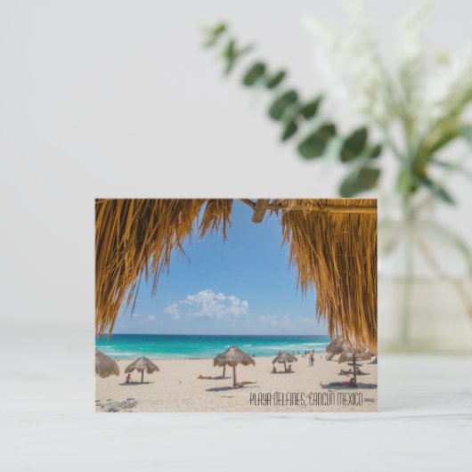 Cancun Mexico Briefkaart (Staand voorkant)