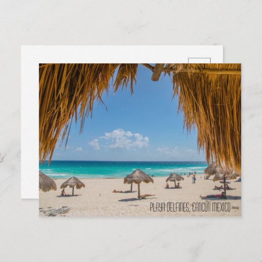 Cancun Mexico Briefkaart (Voorkant / Achterkant)