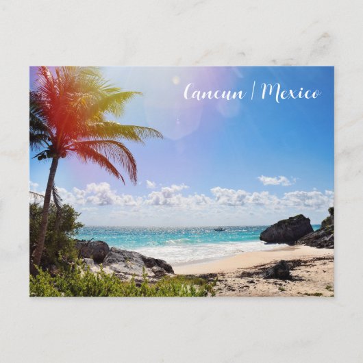 Cancun Mexico Briefkaart (Voorkant)