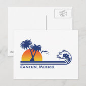 Cancun Mexico Briefkaart (Voorkant / Achterkant)