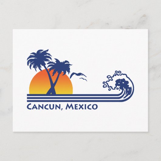 Cancun Mexico Briefkaart (Voorkant)