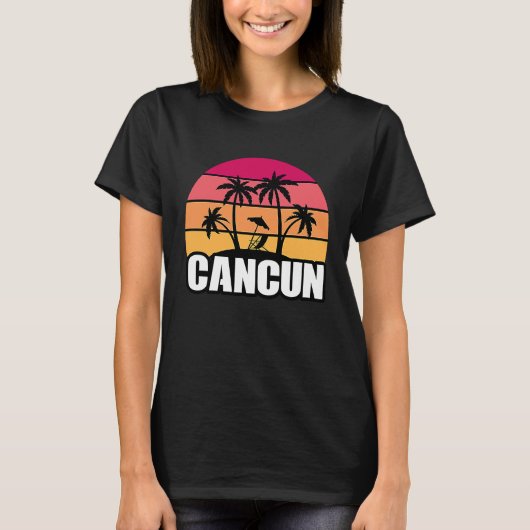 Cancun Mexico Cancun Travel Vacation Souvenir T-shirt (Voorkant)