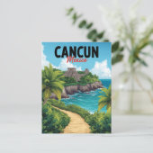 Cancun Mexico Chichen Itza Beach Vaca Briefkaart (Staand voorkant)