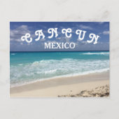 Cancun Mexico Clear Water Caribbean Beach Briefkaart (Voorkant)