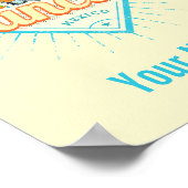 Cancun Mexico Dancing Cactus  Tequila Poster (Hoek)