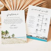 CANCUN Mexico Destination Welcome Letter Tijdschem Menu