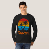 Cancun Mexico Family Vacation Beach Tropical T-shirt (Voorkant volledig)