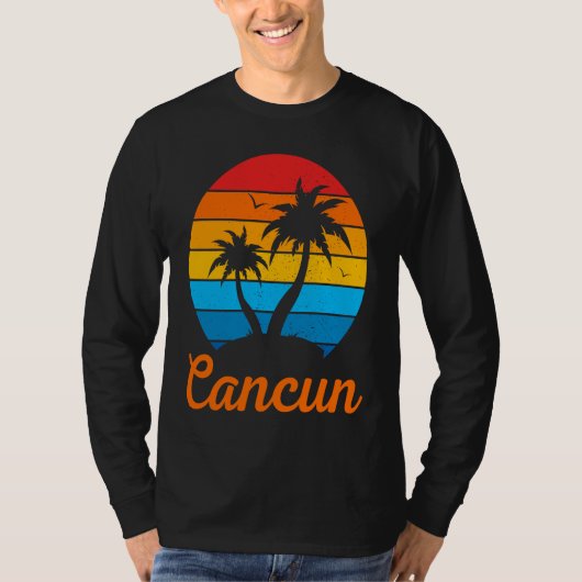 Cancun Mexico Family Vacation Beach Tropical T-shirt (Voorkant)