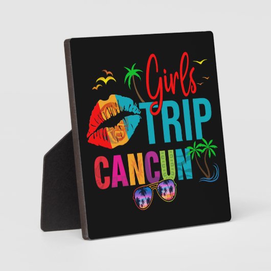 Cancun Mexico Girls trip Colorful Vacations Fotoplaat (Voorkant)