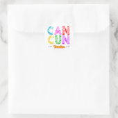 Cancun Mexico Group Vacation Adventure Ronde Sticker (Tas)