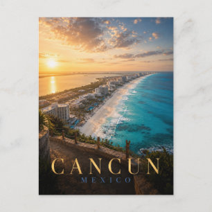 Cancun Mexico Hotel Zone REALMS Briefkaart
