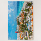 Cancun Mexico. Jigzaag Puzzle Legpuzzel (Verticaal)