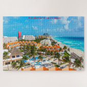 Cancun Mexico. Jigzaag Puzzle Legpuzzel (Horizontaal)