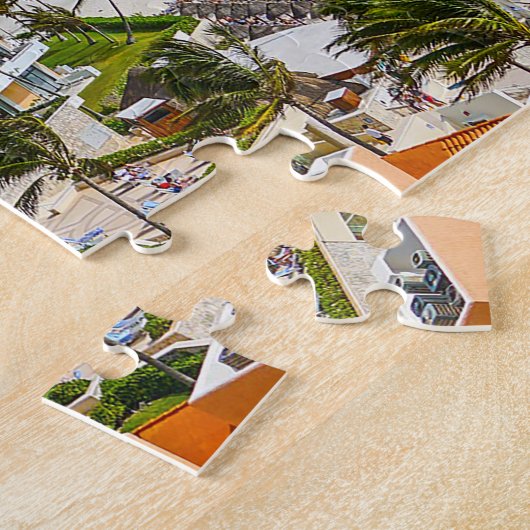 Cancun Mexico. Legpuzzel (Zijkant)