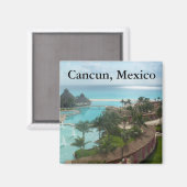 Cancun Mexico Magneet (Voorkant / Achterkant)