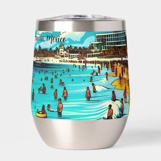 Cancun, Mexico met een Pop Art Vibe (Voorkant)