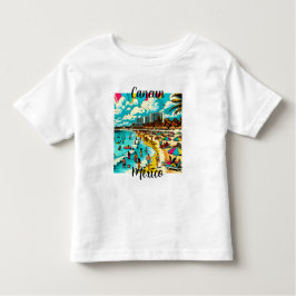 Cancun, Mexico met een Pop Art Vibe Kinder Shirts
