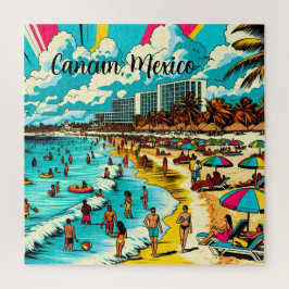Cancun, Mexico met een Pop Art Vibe Legpuzzel