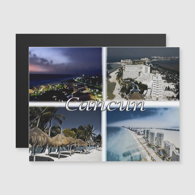 Cancun - Mexico - Mozaïek - (Voorkant / Achterkant)