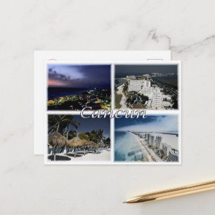 Cancun - Mexico - Mozaïek - Briefkaart