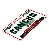 Cancún Mexico Palm Tree Vintage reissouvenir Magneet (Linkerzijde)