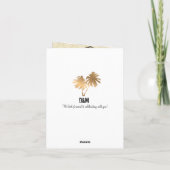 Cancun Mexico Passport Save the Date Notice Aankondiging (Achterkant)