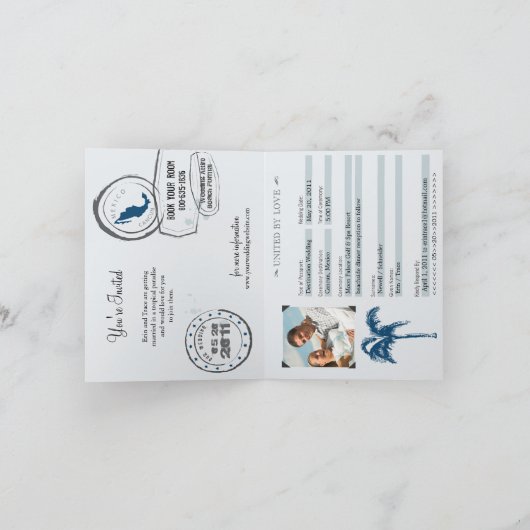 Cancun Mexico Passport Wedding (Binnen)