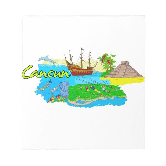 Cancun - Mexico.png Notitieblok (Voorkant)