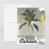  Cancun Mexico Poster Kunstreizen Feestdagenkaart (Voorkant / Achterkant)