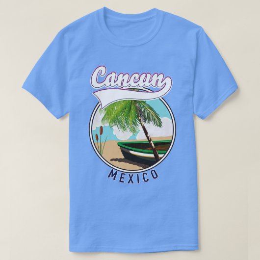 Cancun Mexico-reis T-shirt (Design voorkant)