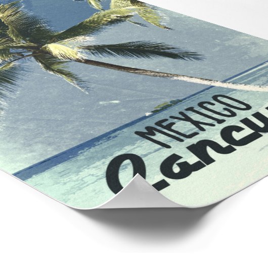  Cancun Mexico - reisavontuur Poster (Hoek)