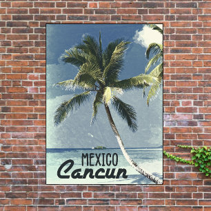  Cancun Mexico - reisavontuur Poster