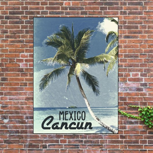  Cancun Mexico - reisavontuur Poster