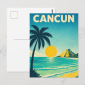 Cancun Mexico Reisherinneringen Briefkaart (Voorkant / Achterkant)