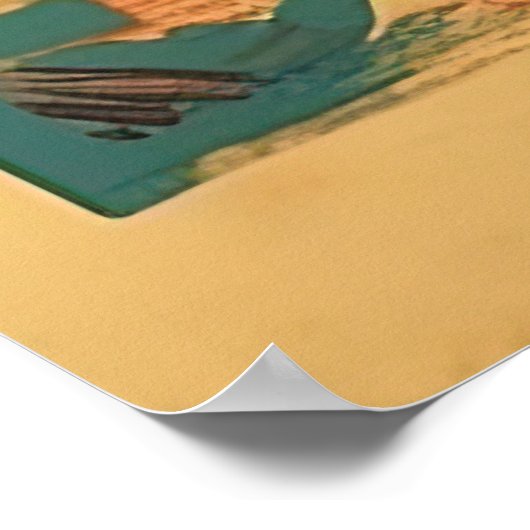 Cancun, Mexico, Reizen Poster (Hoek)