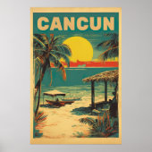 Cancun, Mexico, Reizen Poster (Voorkant)