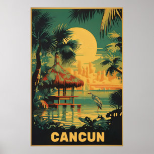 Cancun, Mexico, Reizen Poster