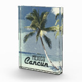  Cancun Mexico Retro Briefkaart Reiskunst Fotoblokken (Rechts)