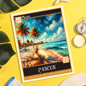 Cancun, Mexico |  schilderij Briefkaart