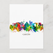 Cancun Mexico Skyline Feestdagenkaart (Voorkant)