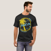 Cancun Mexico souvenir cadeau voor de lente vakant T-shirt (Voorkant volledig)