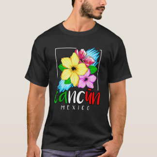 Cancun Mexico Souvenir Gift Spring Break Summer Va T-shirt
