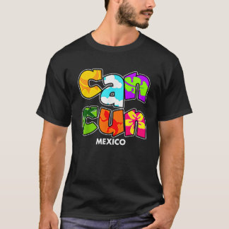 Cancun Mexico Souvenir Gift Spring Break Summer Va T-shirt