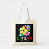 Cancun Mexico Souvenir Gift Spring Break Summer Va Tote Bag (Achterkant)