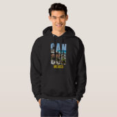Cancun Mexico Souvenir Gift Spring Summer Vacation Hoodie (Voorkant volledig)