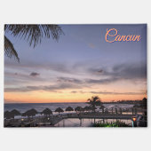 Cancun Mexico Souvenir Magnet (Voorkant)